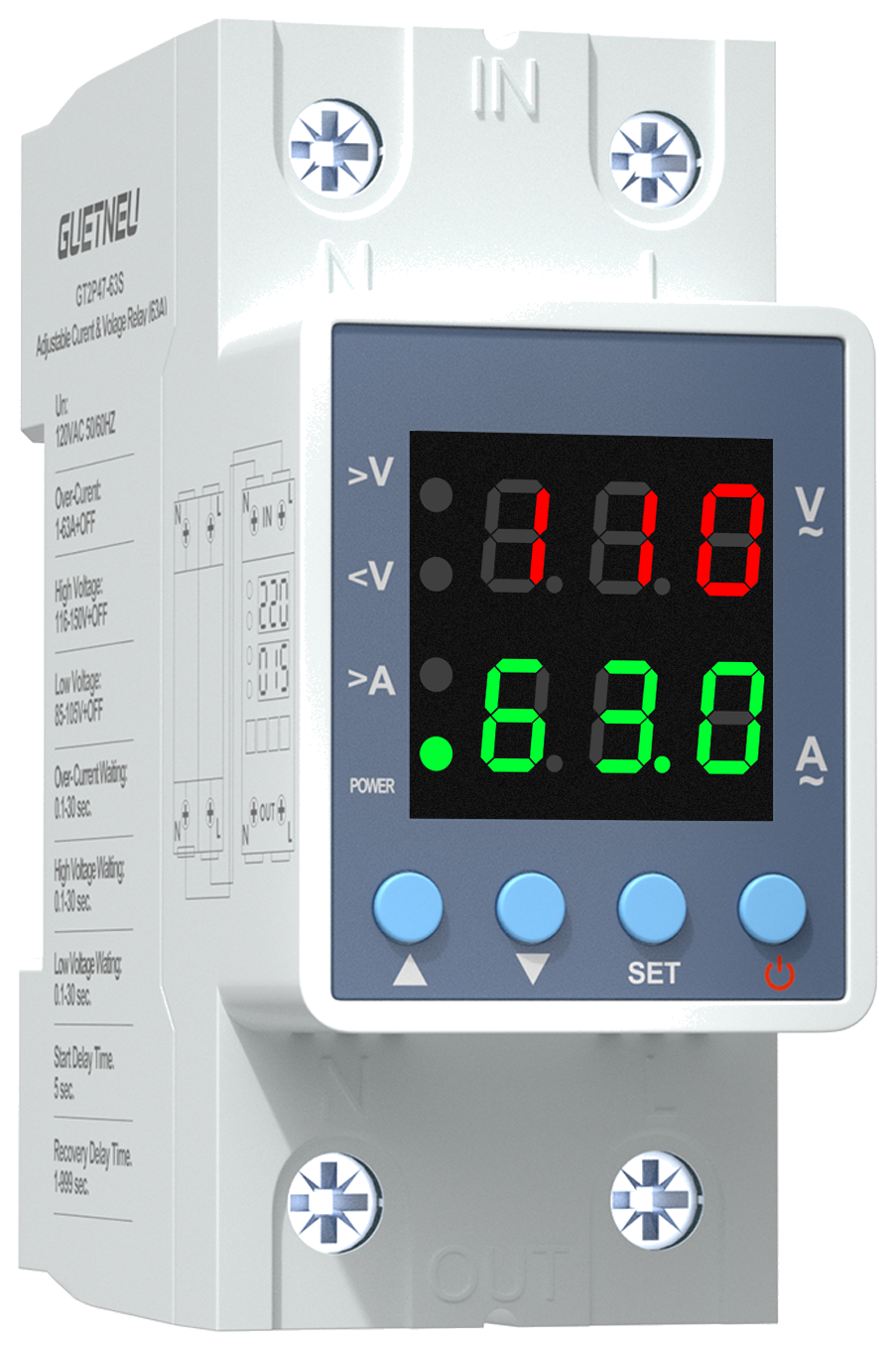 Over under voltage protector
