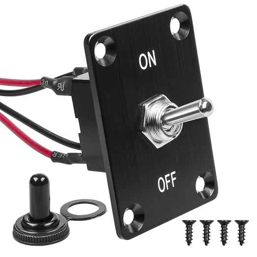 4-pin, 2-position ON/OFF toggle switch