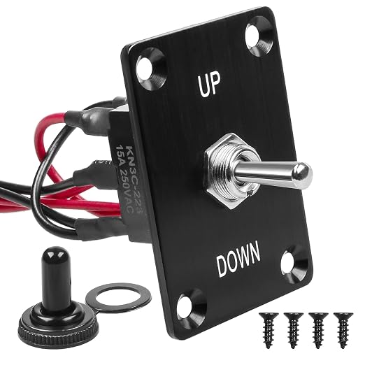 6-pin, 3-position self-reset toggle switch