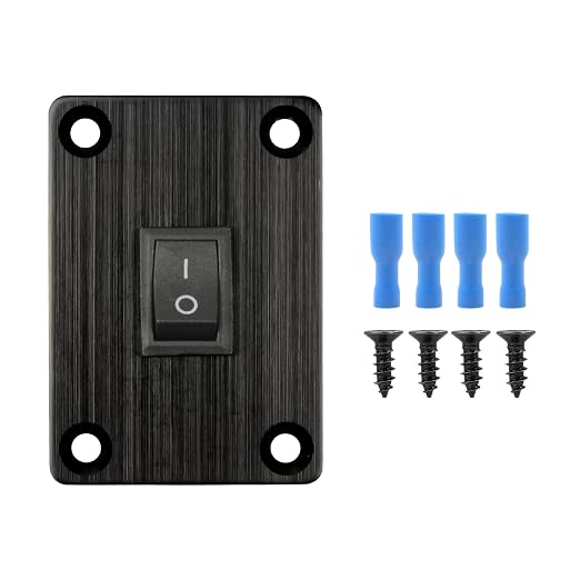 KCD1 boat rocker switch, 2-position 2-pin SPST