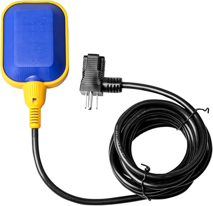 Universal tethered float switch for sump pumps